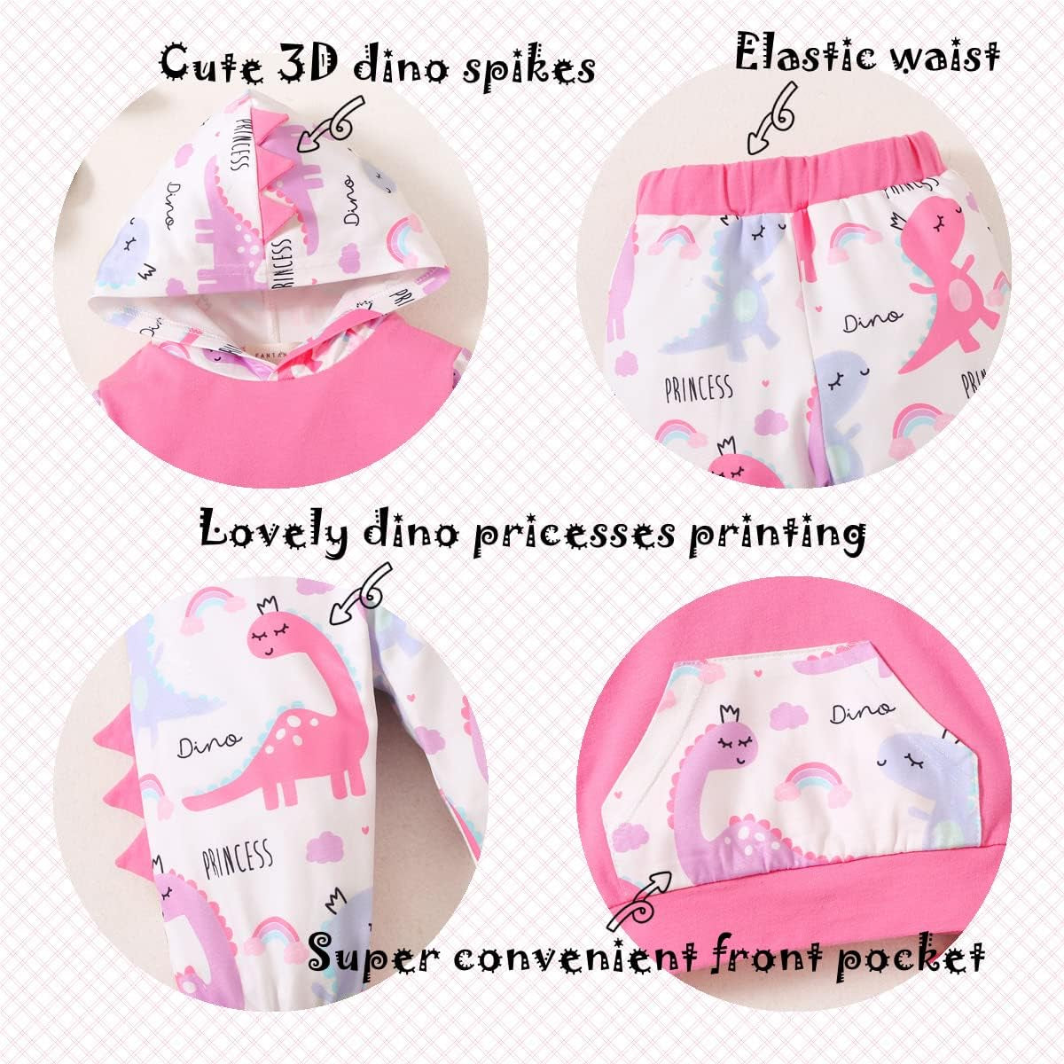 Newborn Baby Girl Clothes Infant Girl Outfits Baby Girl Clothing Sets 3Pcs