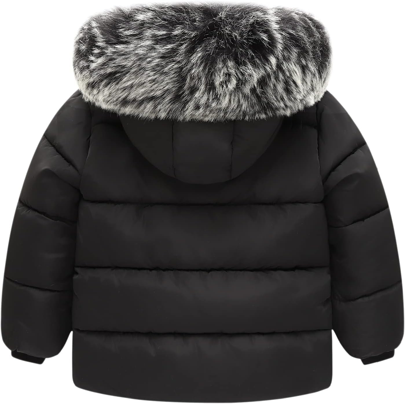 Baby Girl Boy Winter Coats, Thicken Fur Collar Hoodie down Jacket Windproof Snowsuit Clothing